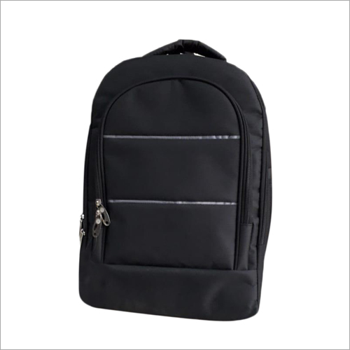 Black Laptop Backpack Bag - Durable, Lightweight, Washable | Easy to Carry, Multiple Colors Available, Customized Size and Design, Zipper Closure