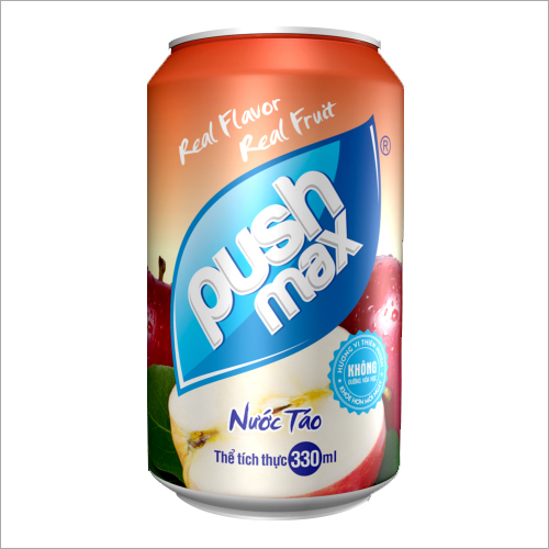Apple Juice - 330ml Aluminum Can | Refreshing Orange Flavor from Push Max