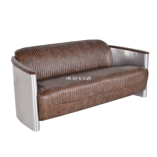 H R Art N Craft Vintage Aviator Sofa