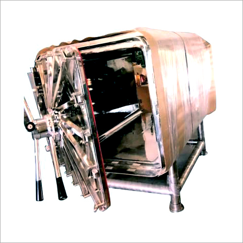 Silver Rectangular Horizontal Sterilizer