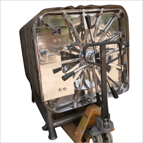 Silver Rectangular Horizontal Sterilizer