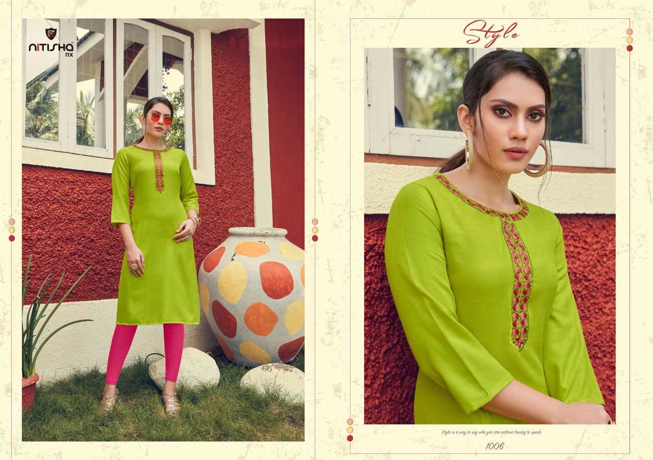 Soft Cotton Slub With Embroidery Work - Heavy Soft Cotton Slub, Sizes: M-5xl, 3/4 Sleeve, Casual & Daily Wear, Washable, Quick Dry, Customized Logo