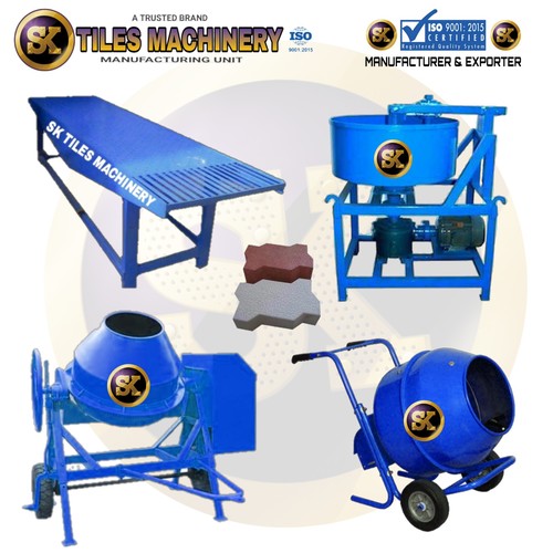 Manual Paver Block Making Machine