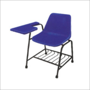Study Chair - Steel & Plastic, 18" x 18" x 30" , Light Weight, Blue Color, 250 lbs Load Capacity, 1 Year Warranty