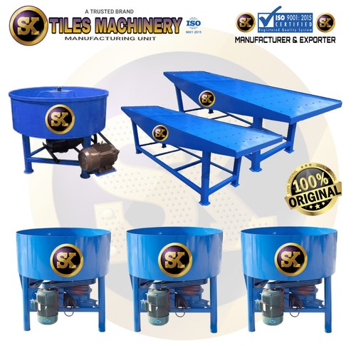 Paver Block Making Machine - Sturdy & Durable, 2000 To 4000 Pieces Per Day Capacity, Blue Color, Low Maintenance, Manual Control System, Lifetime Warranty