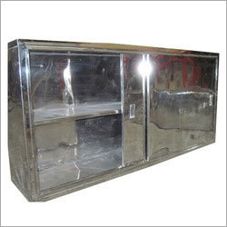 SS Cross Over Bench - Stainless Steel, Customizable Dimensions | Polished Finish, 2 Sliding Shelves, 100 kg Weight Capacity, 1 Year Warranty