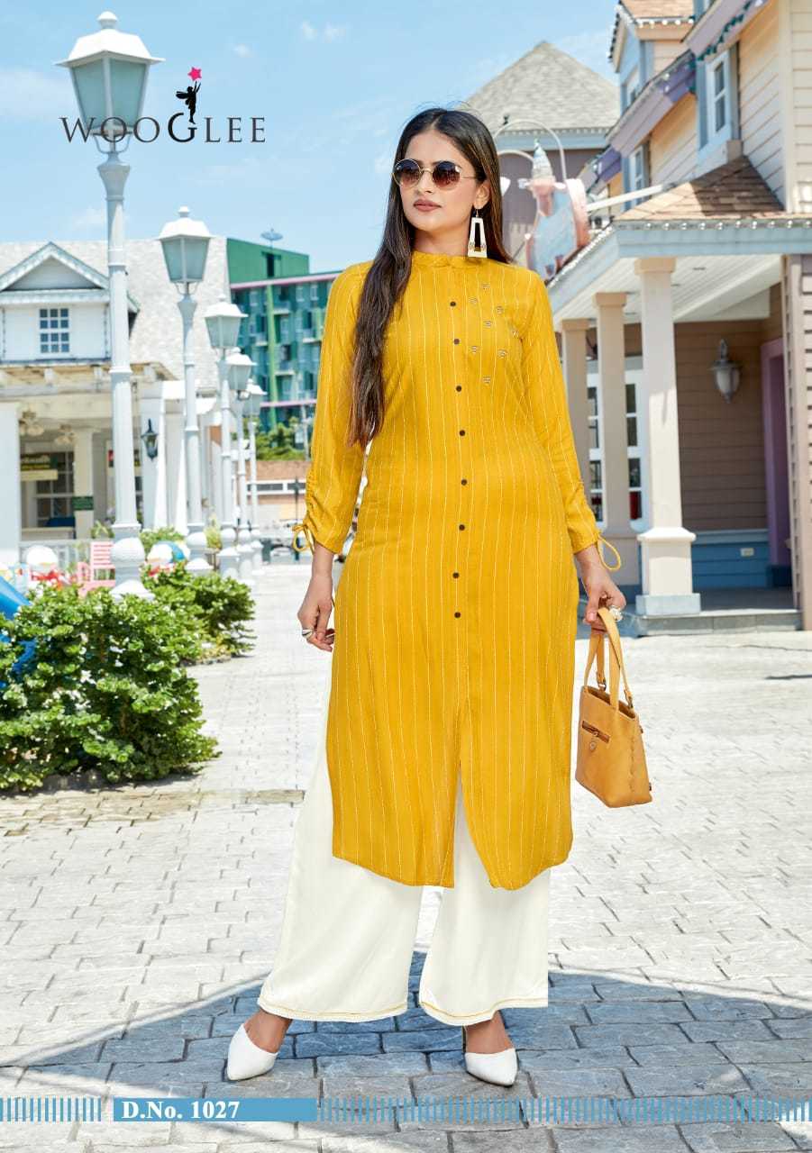 Dry Cleaning Rayon Kurti Palazzo Set