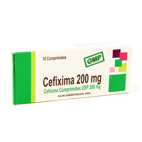 Cefixima Tablets USP 200 mg - Cephalosporin Antibiotic for Treating Bacterial Infections | Adult Use, Prescribed Dosage, Convenient Tablet Form