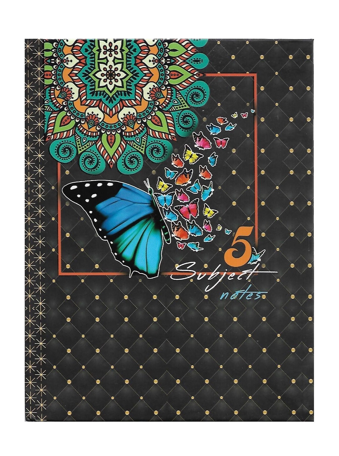 5 Subjects Notebook, Nescafe Size, Hard Binding, 160 Pages & 320 Pages Size: 9.75 X 7.5 Inches (Approx)