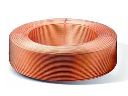 Level Wound Coils (L.w.c.) Ac Copper Pipe - Oxygen Free Copper, 1/4" To 5/8" Od, Yellow/light Orange, 1.21mm - 0.27mm Thickness, Ideal For Hvac Applications