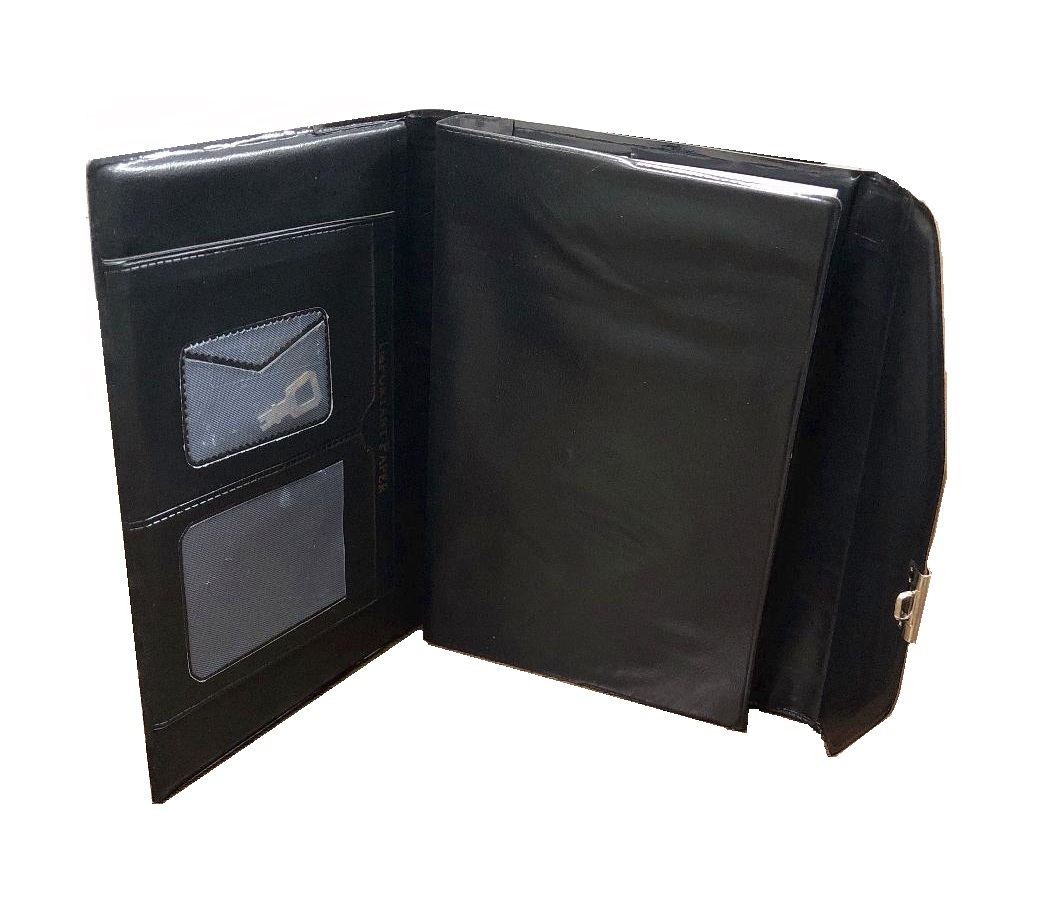 5 Subjects Notebook, Chief Size, With Folder, 320 Pages Leatherite Folder Cover