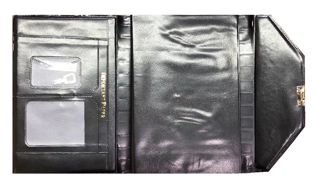 5 Subjects Notebook, Chief Size, With Folder, 320 Pages Leatherite Folder Cover