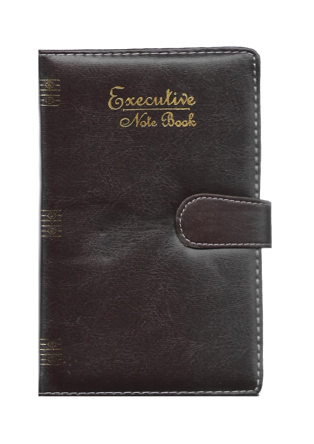 5 Subjects Notebook, Chief Size - Leatherite Foam Binding 320 Pages, Magnet Button Closure, Durable Paper, Multi-colored Subject Sections