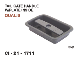 Tail Gate Handle Inside Qualis - Durable Automotive Plastic | For 4-Wheeler Vehicles, Warranty Included