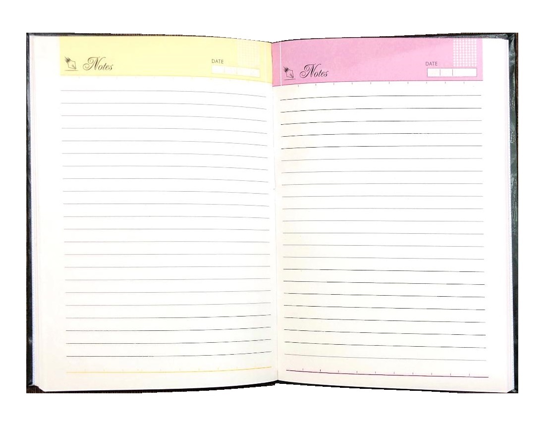5 Subjects Notebook, Table Size, With Folder, 160 Pages & 320 Pages Leatherite Folder Cover