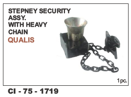Stepney Security Assy Heavy Chain Qualis Vehicle Type: 4 Wheeler
