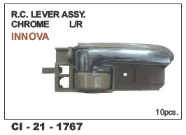 Rc Lever Assy Chrome LH/RH Innova - Durable Chrome Finish | Compatible with 4 Wheeler Vehicles, Backed by Warranty