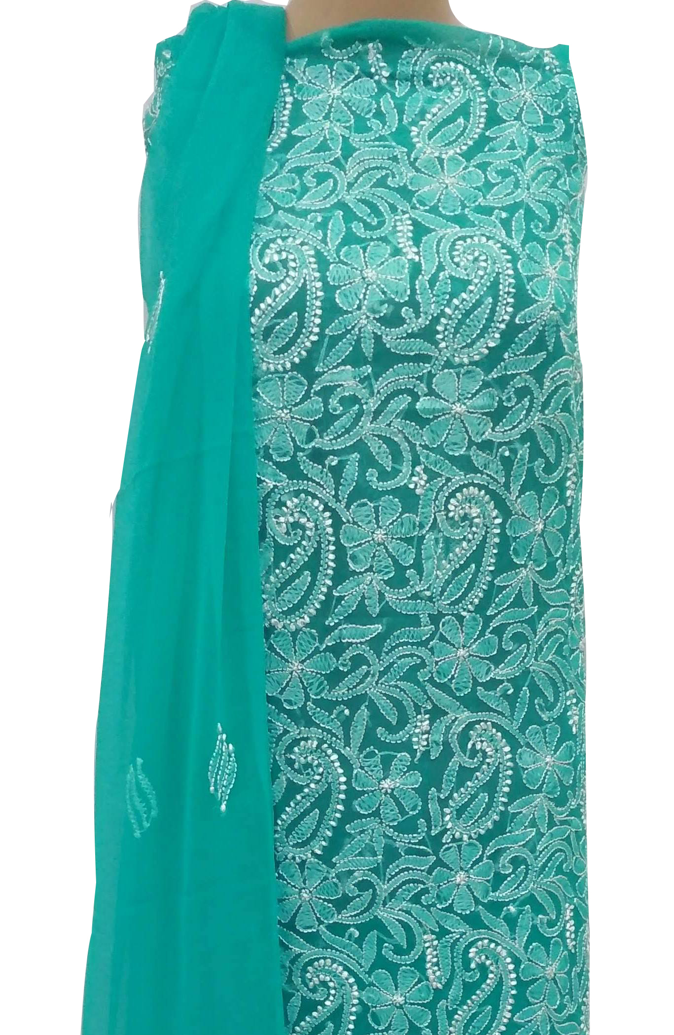 Cotton Georgette Suit 3pcs Set