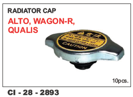Radiator Cap Qualis Alto, Wagon-R - High-Quality Aluminum | 4 Wheeler Compatibility, Warranty Included