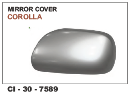 Mirror Cover Corolla - Durable Material, Compatible with 4-Wheeler Models | Includes Warranty for Peace of Mind