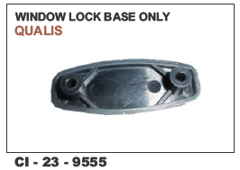 Window Lock Base Only Qualis - Durable Design for 4-Wheeler Vehicles | Warranty Included, Reliable Security Solution