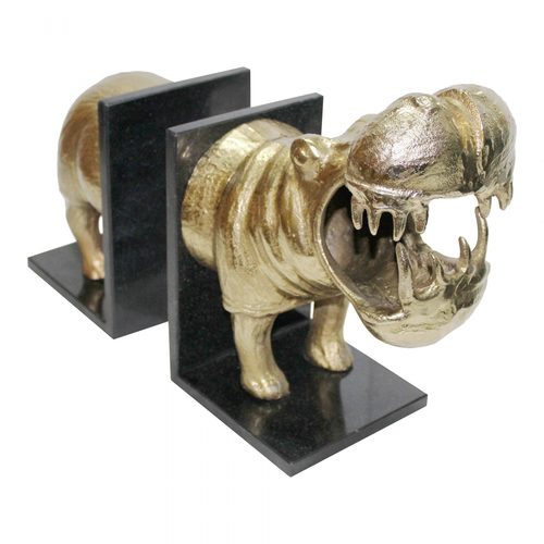 Hippo Bookend set of 2