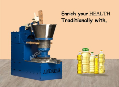 Semi-automatic Groundnut Oil Mill Machine