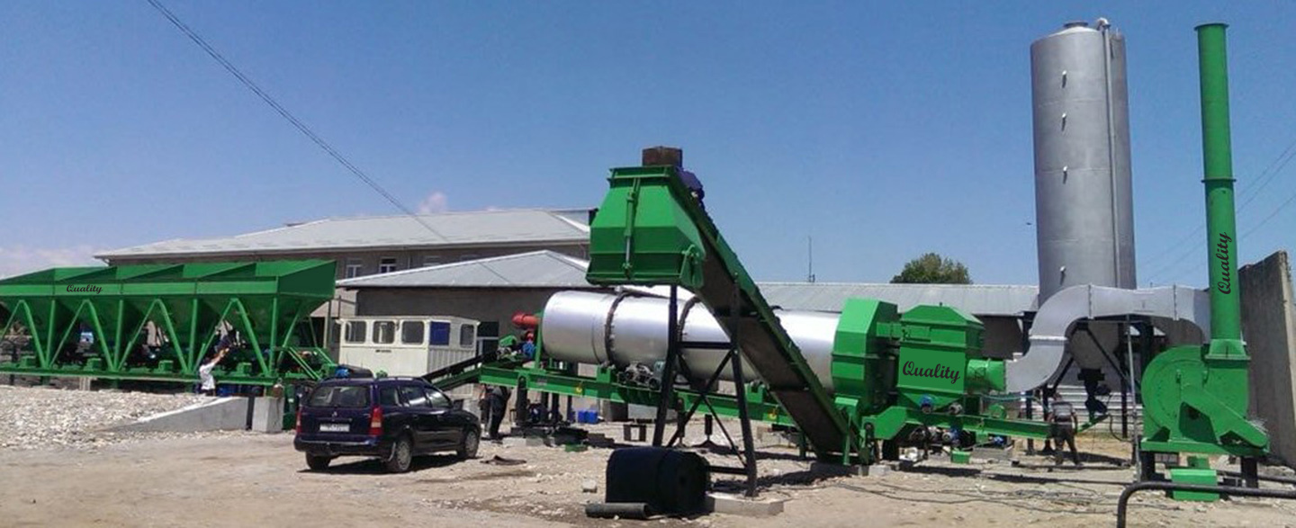 Automatic Asphalt Drum Mix Plant.