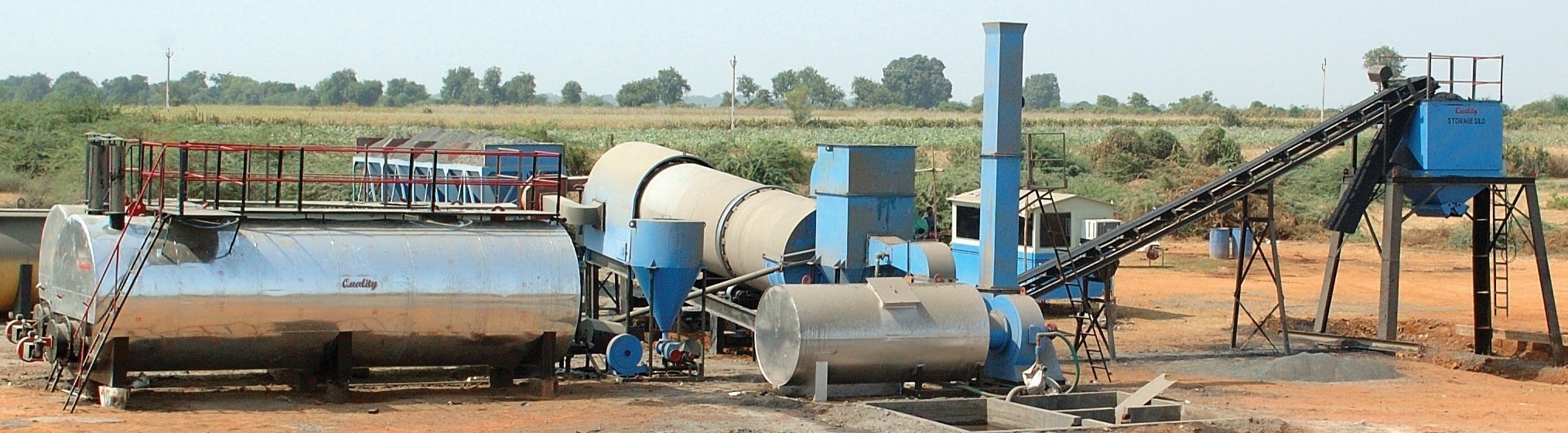 Automatic Asphalt Drum Mix Plant.