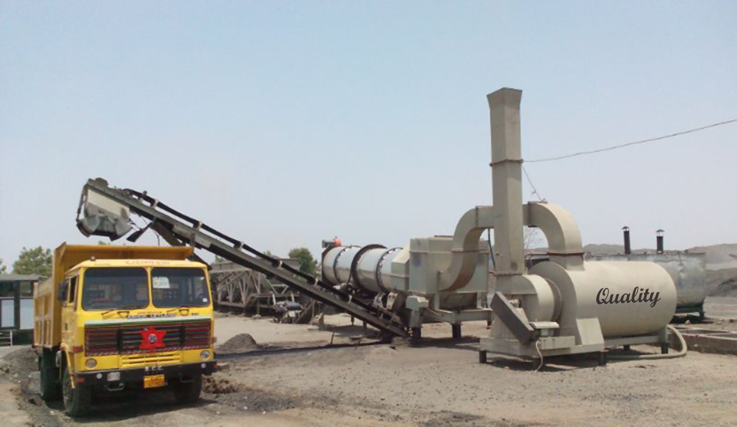 Automatic Asphalt Drum Mix Plant.