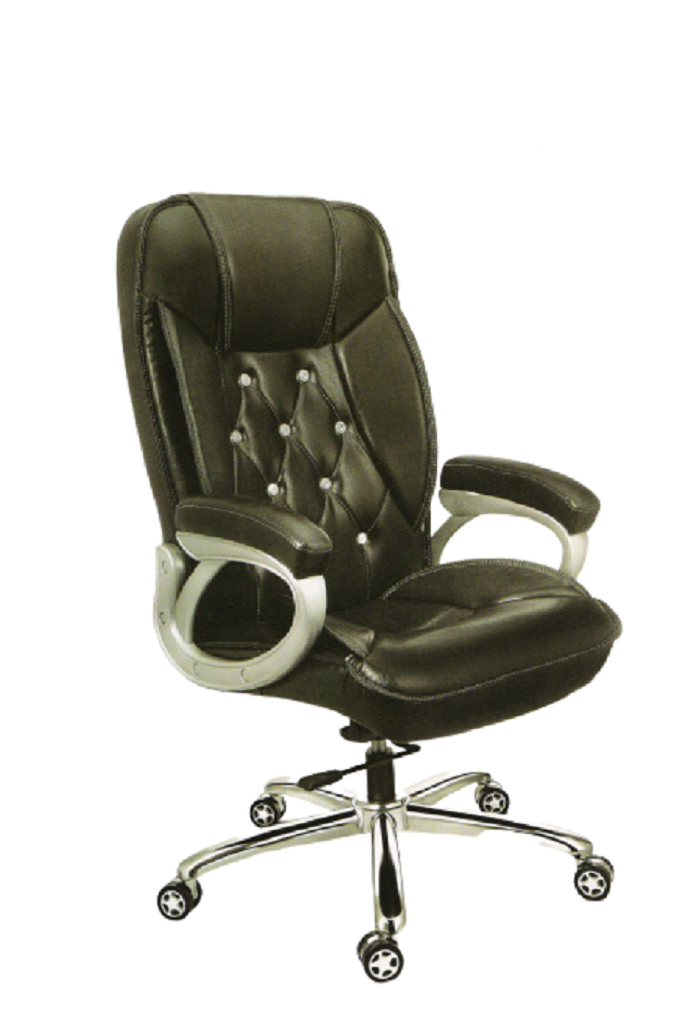 Black Bms-1005 Revolving Director Chair