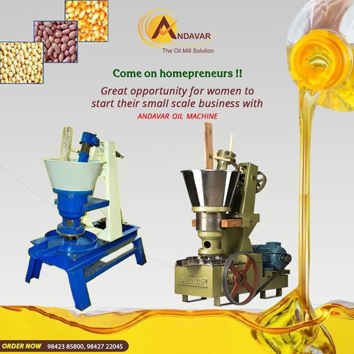 Semi-automatic Oil Seeds Crushing Machine