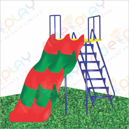 Metal Outdoor Double Seater Kids Slide