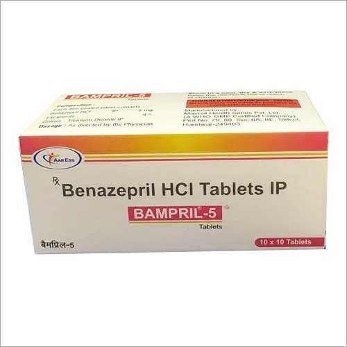  BAMPRIL-5 (बेनाज़ेप्रिल 5mg टैबलेट)