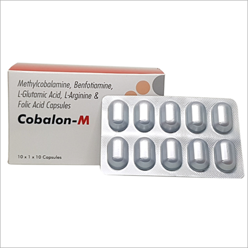 मिथाइलकोबालामाइन बेनफोटियामेन एल-ग्लूटामिक एसिड एल-आर्जिनिन और फोलिक एसिड कैप्सूल