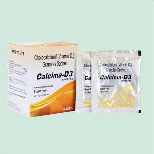 Cholecalciferol Vitamin D3 Granules Sachet General Medicines