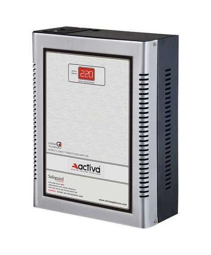 Activa Actl-614/actc-614 डिजिटल वोल्टेज स्टेबलाइजर 20amp (130-300 वोल्ट) करंट: एसी