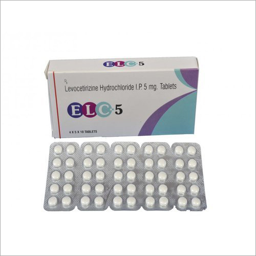 Levocetirizine Tablets - 5 mg, Blister Pack of 80 Tablets | For Adults and Women, Store in Cool and Dry Place, Recommended Dosage