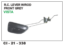 Rc Lever w/Rod Front Grey Vista LH/RH - Four Wheeler Compatibility | Warranty Included, Durable Design, Versatile Left/Right Hand Use