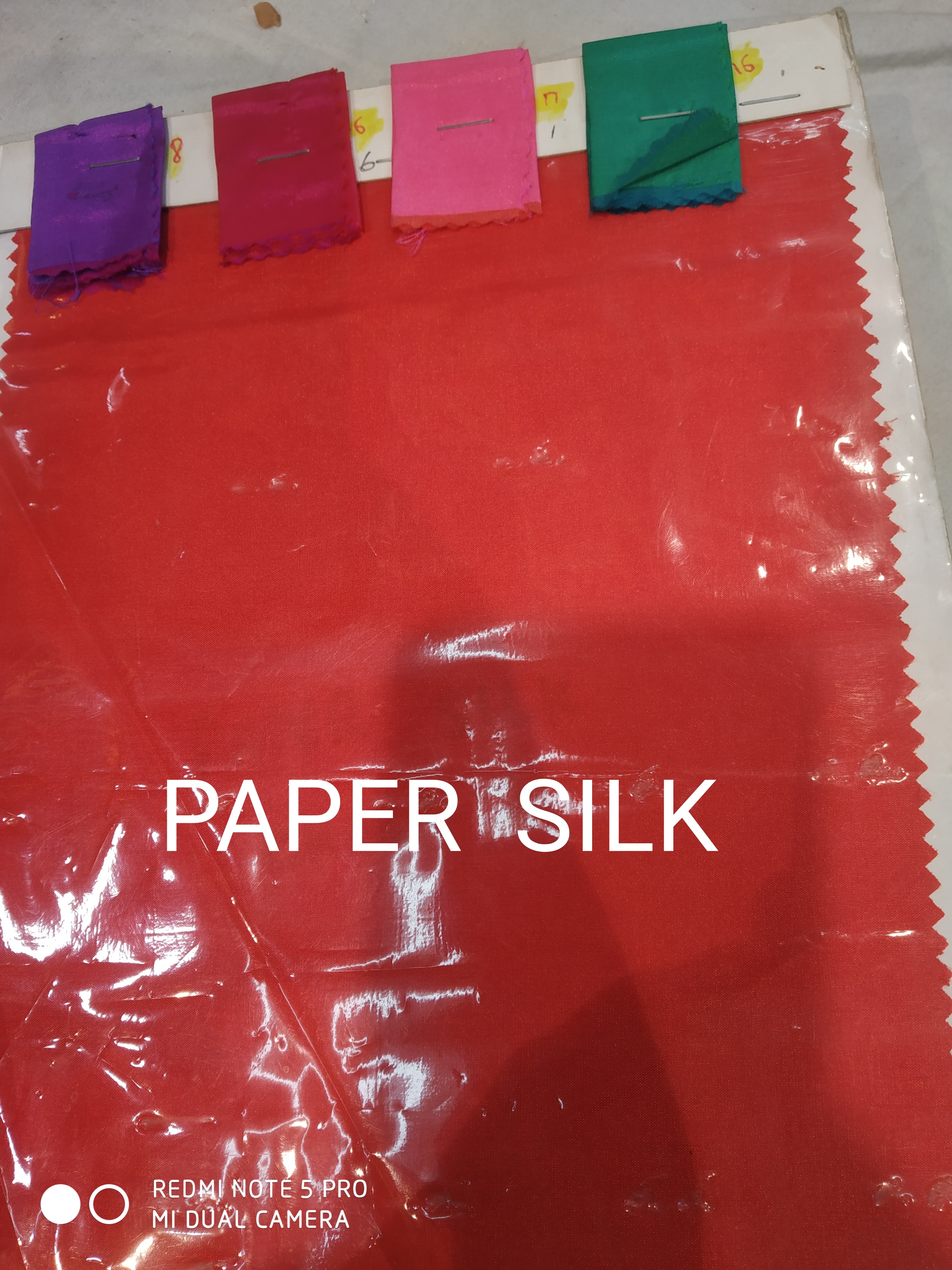 Plain Saree - Art Silk, Summer Wear , Vibrant Red Color, Soft Silk Finish