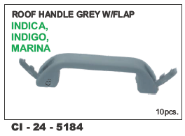 Roof Handle Grey w/Flap Indica, Indigo, Marina - Durable Plastic, 4 Wheeler Compatible | 1-Year Warranty Included