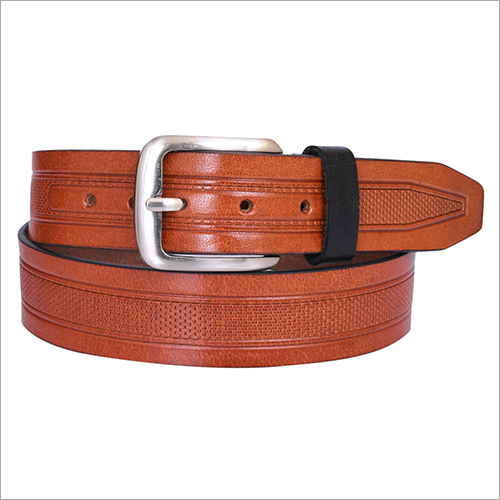 Brown Tan Leather Belt