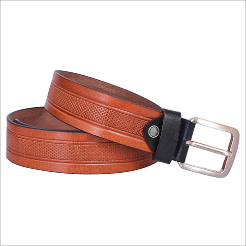Brown Tan Leather Belt