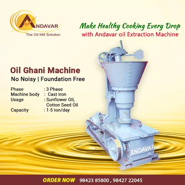 Green Semi-automatic Neem Oil Extractor