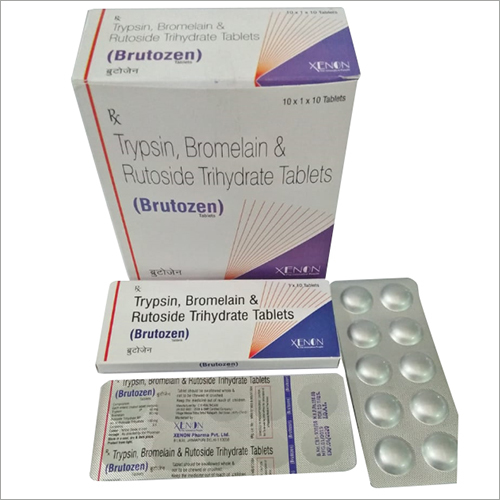 Trypsin Bromelain and Rutoside Trihydrate Tablets