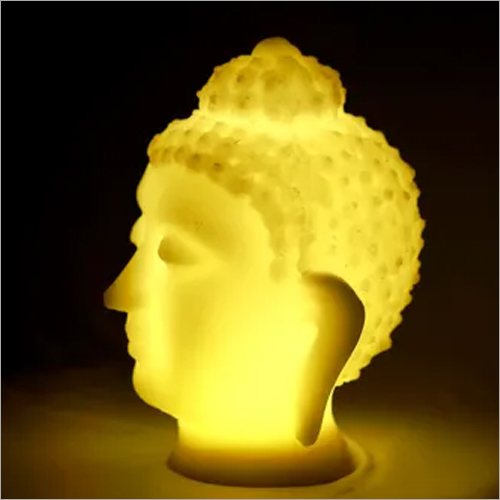 डेकोरेटिव लेड वैक्स बुद्ध प्रतिमा