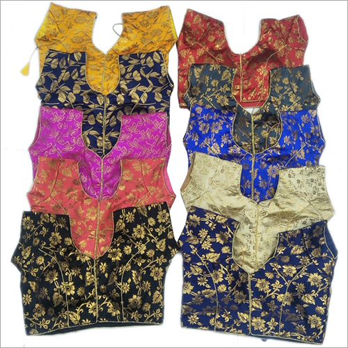 Available In Different Colour Ladies Multi Color Saree Blouse
