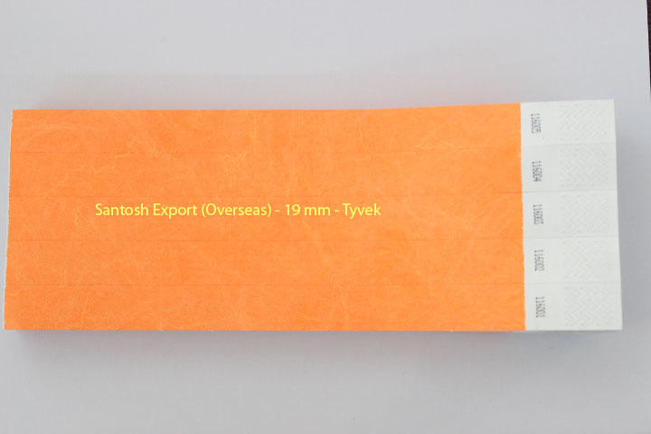 Event Identification Band - Paper Fiber Material 100% Tamper Proof Design | Strong Adhesive Unique Serial Number Various Color Options