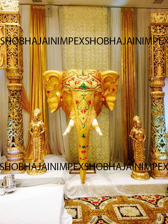 Golden Elephant Head