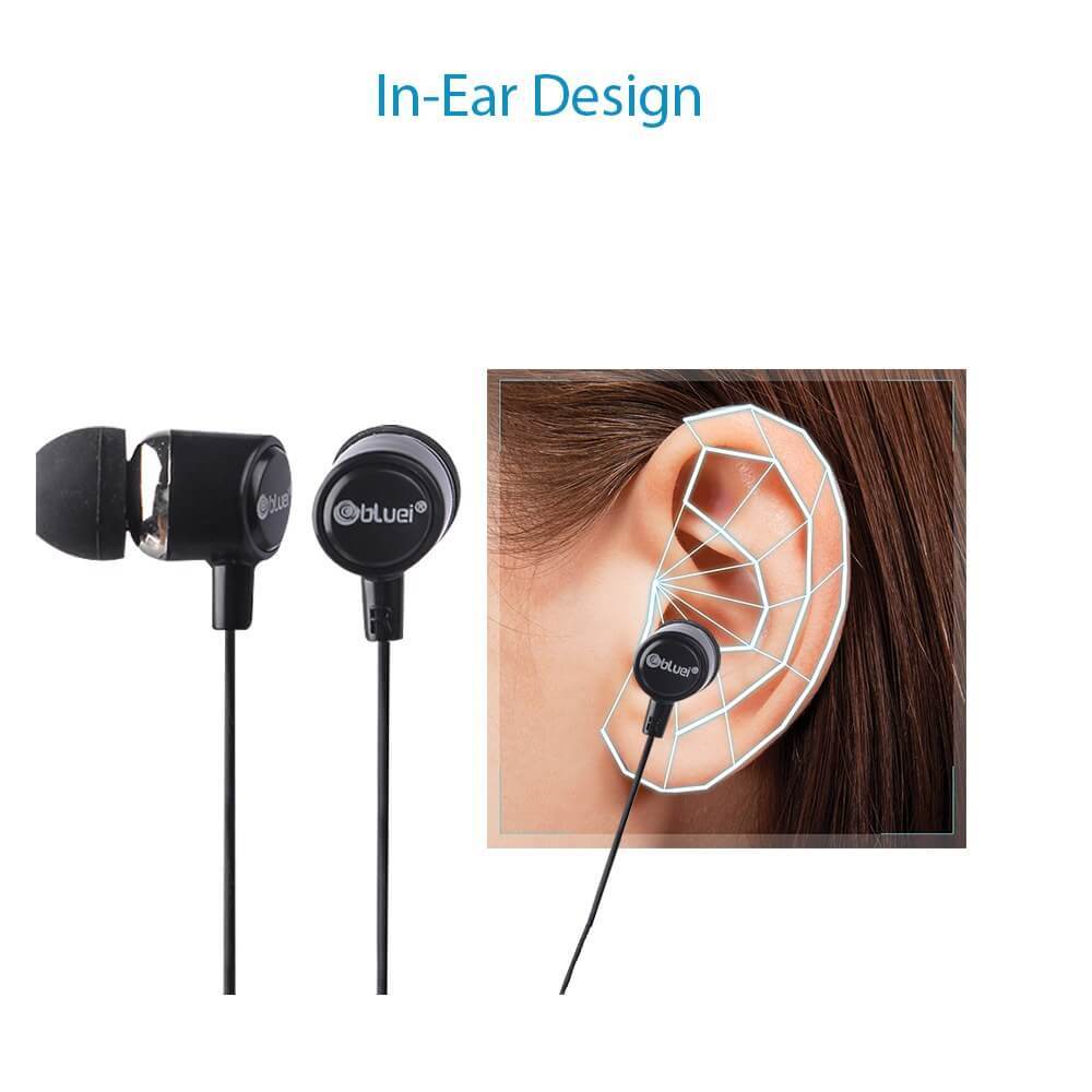 Mad Angle 3.5mm Jack Bluei Earphone Body Material: Flexible Wire